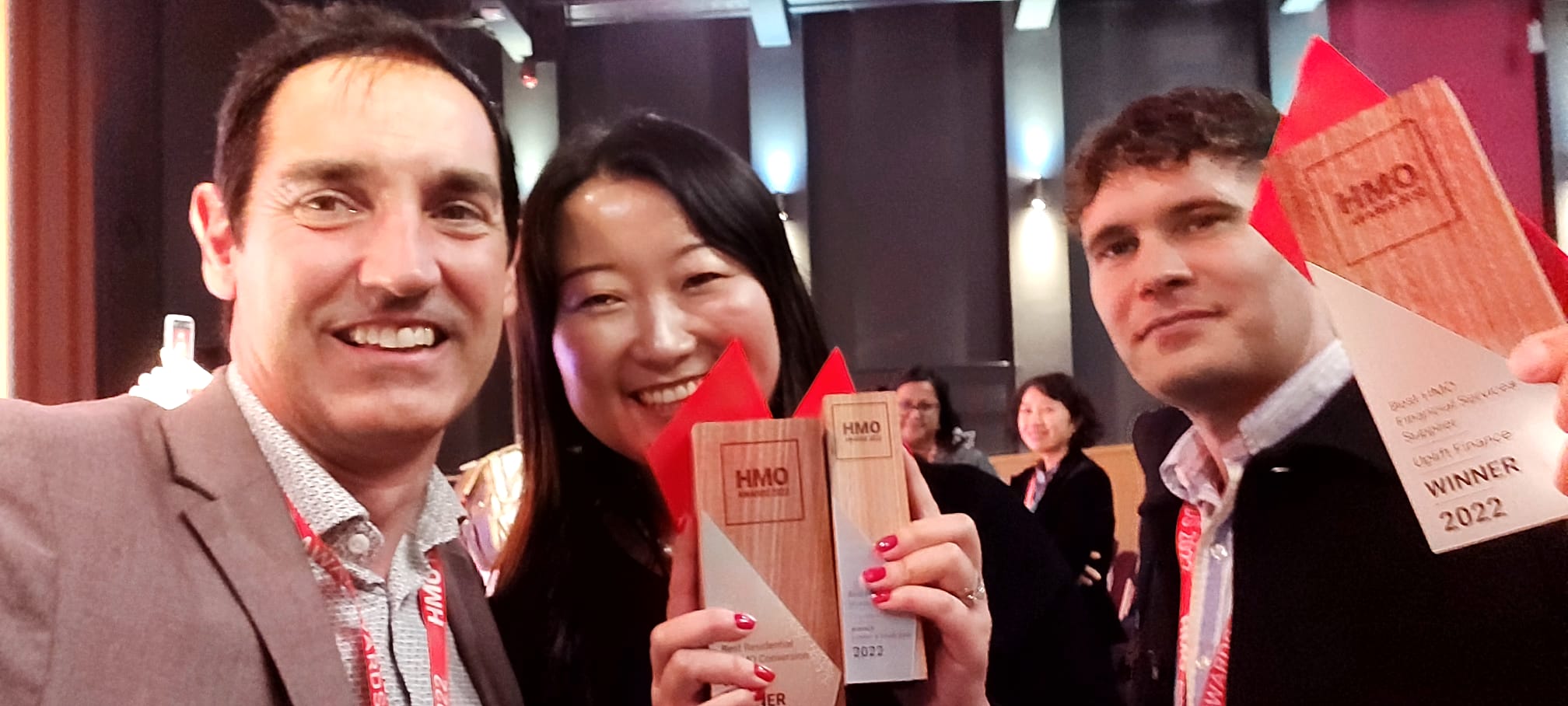 Andrew Roberts with HMO Award winners 2022