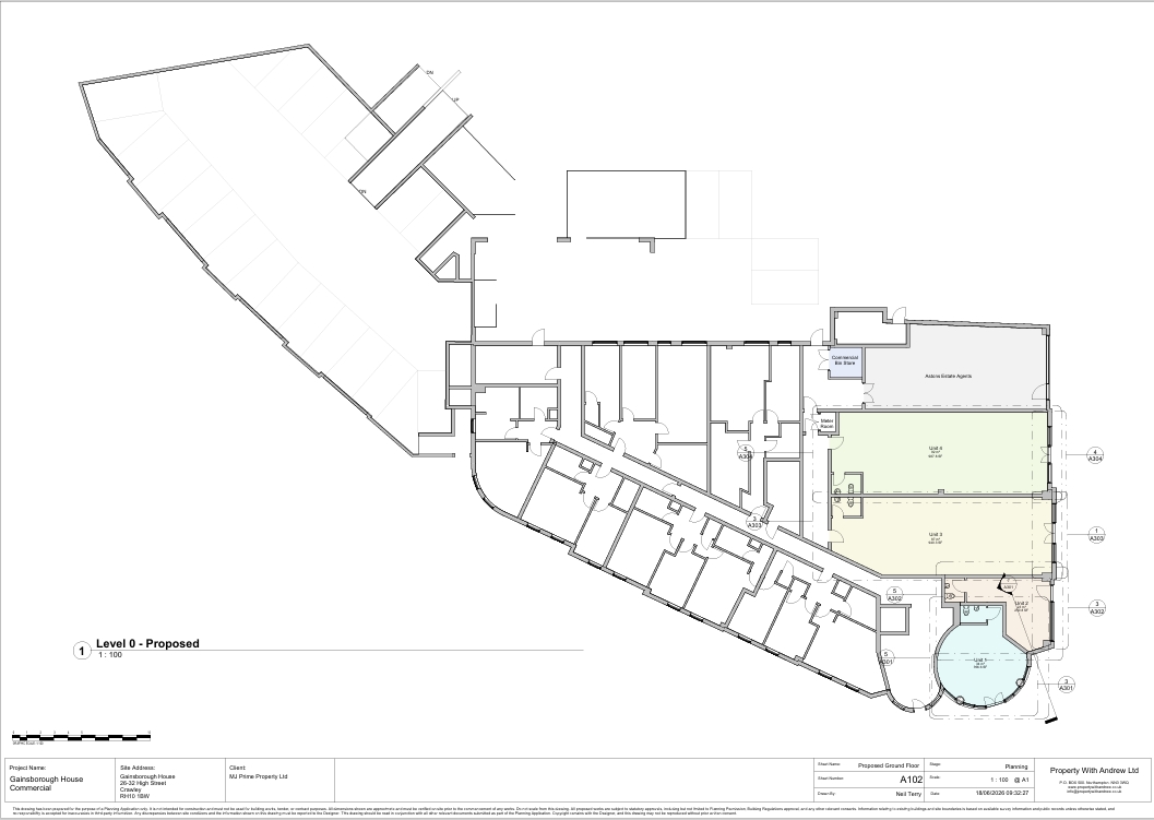 Example permitted development floor plan drawing produced by Property With Andrew
