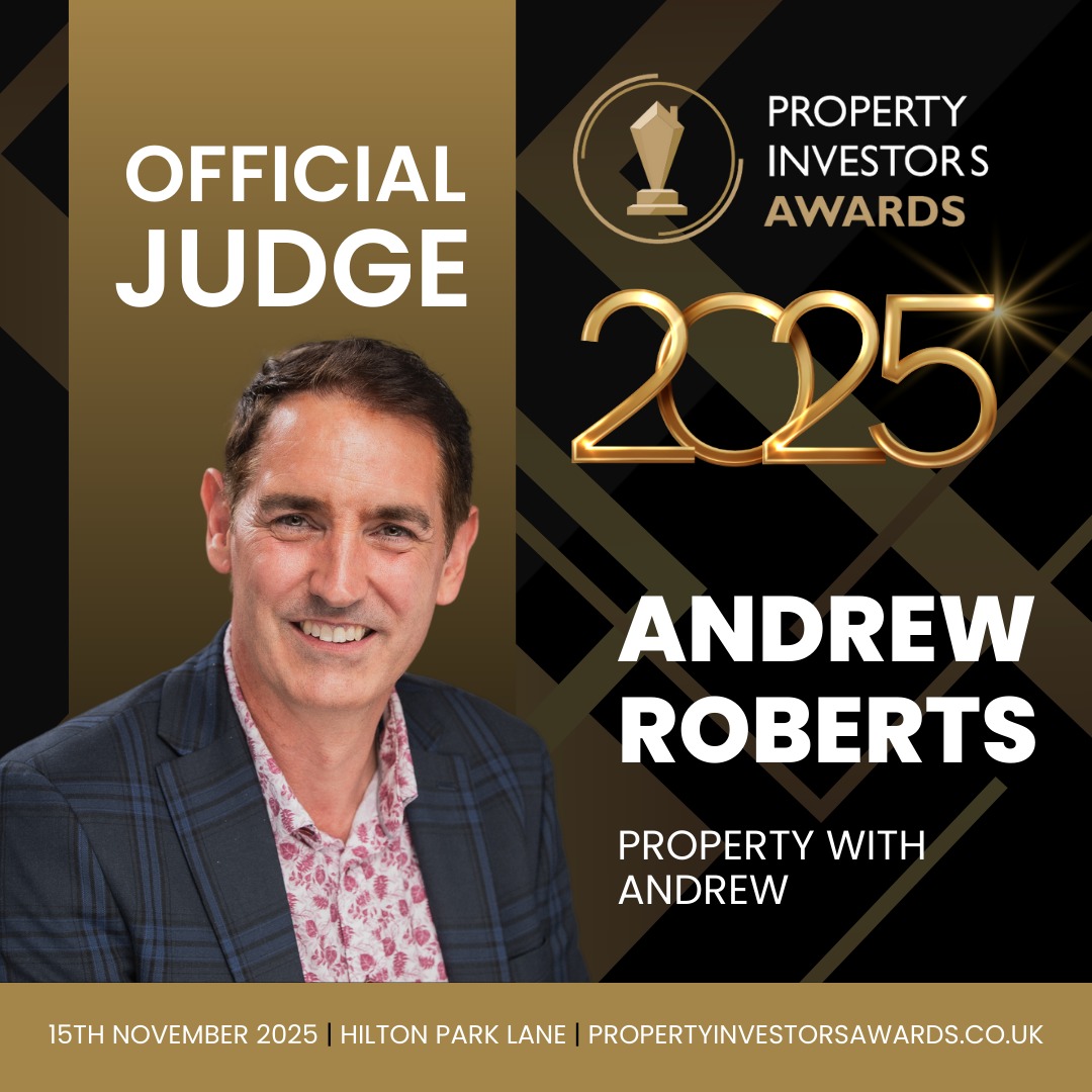 Andrew Roberts — commercial property expert and Judge at the Property Investors Awards 2025, Hilton Park Lane London